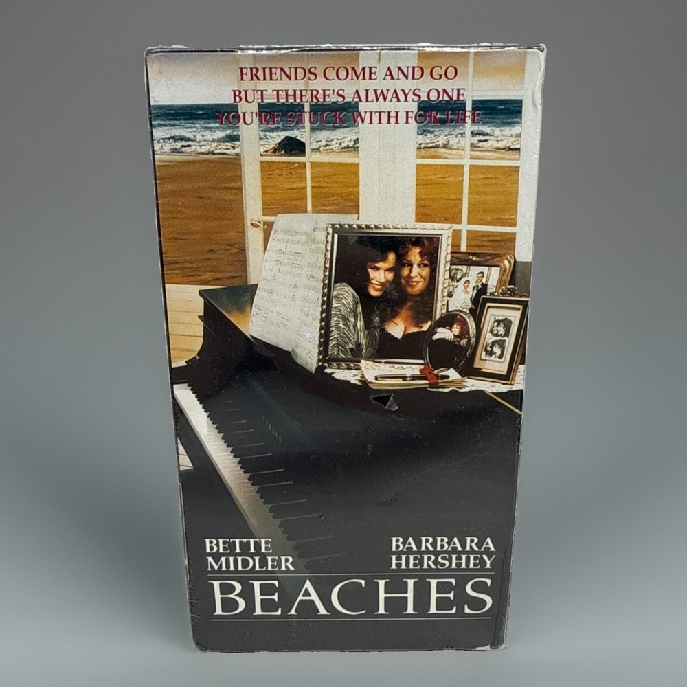 Beaches VHS Factory Sealed Bette Midler Barbara Hershey Touchstone 1988 FastShip